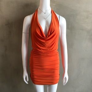 BCBG MaxAzria | Halter Mini Dress